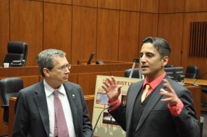 Khalil Marrar and Senator  Mark Kirk
